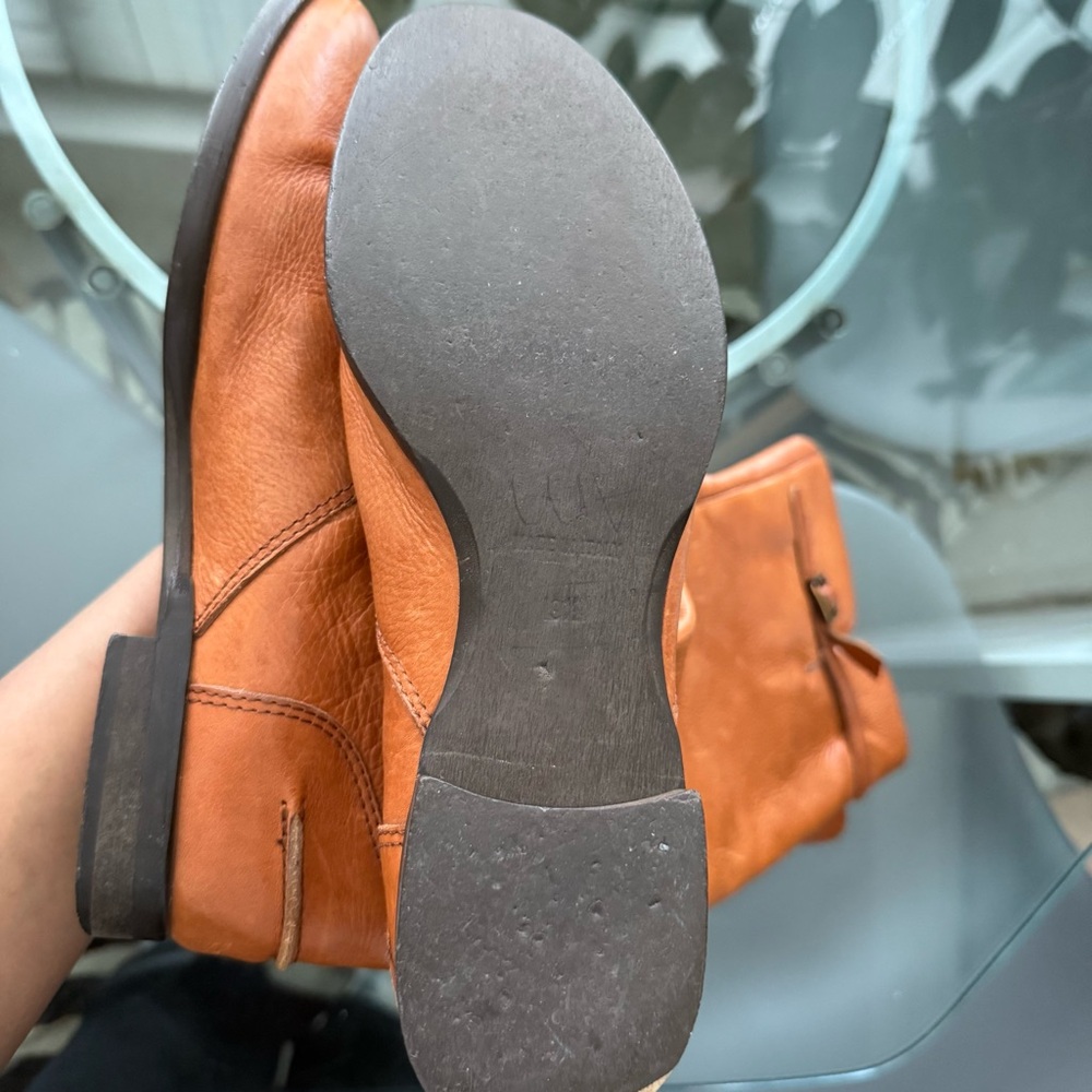 Tan Leather Riding Boots - Picture 8 of 11
